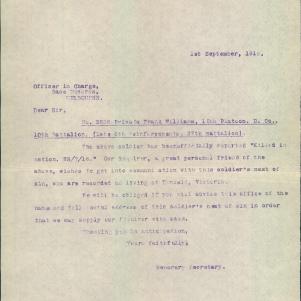 Soldier packet page