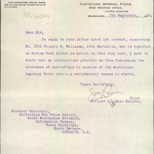 Soldier packet page