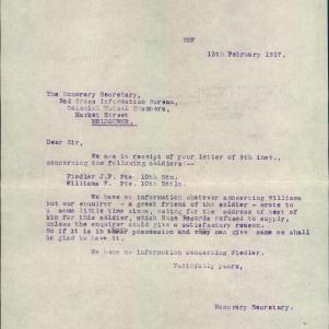 Soldier packet page