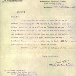 Soldier packet page