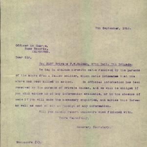 Soldier packet page