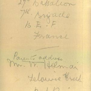 Soldier packet page