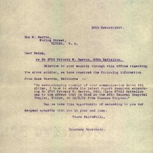 Soldier packet page