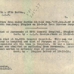 Soldier packet page