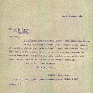 Soldier packet page
