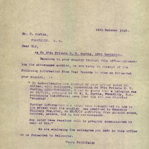 Soldier packet page