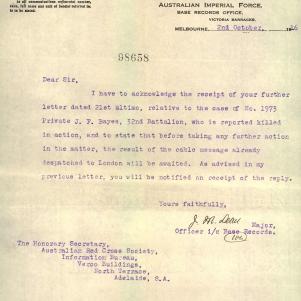 Soldier packet page