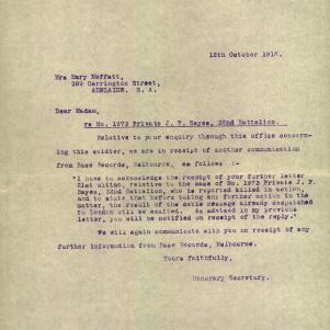 Soldier packet page