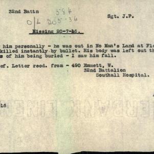 Soldier packet page