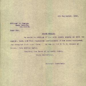 Soldier packet page