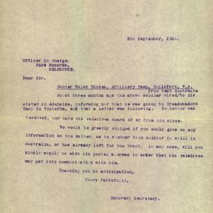 Soldier packet page