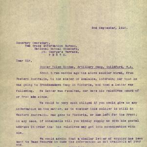 Soldier packet page