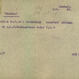 Soldier packet page