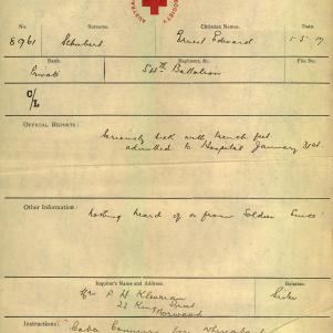 Soldier packet page