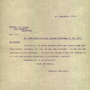 Soldier packet page