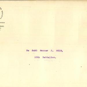 Soldier packet page