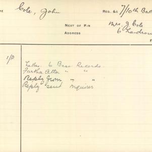 Soldier packet page