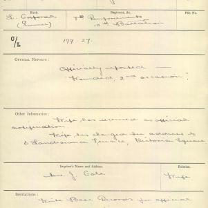 Soldier packet page