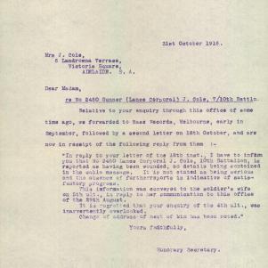 Soldier packet page