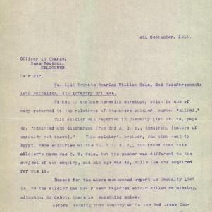 Soldier packet page