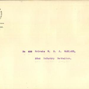 Soldier packet page