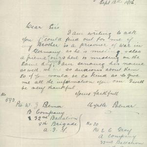 Soldier packet page