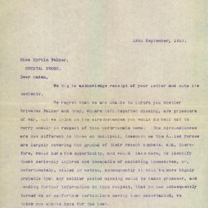 Soldier packet page
