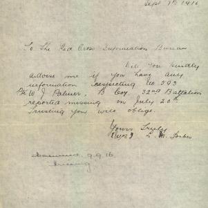 Soldier packet page