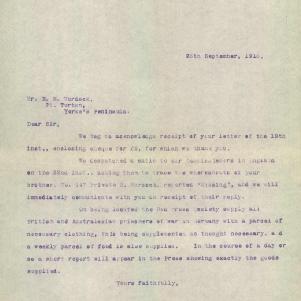 Soldier packet page