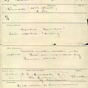 Soldier packet page