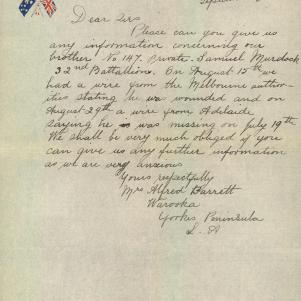 Soldier packet page