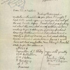 Soldier packet page