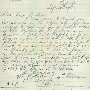 Soldier packet page