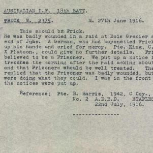 Soldier packet page
