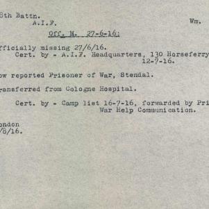Soldier packet page