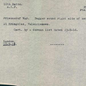 Soldier packet page