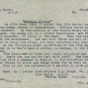 Soldier packet page