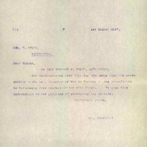 Soldier packet page
