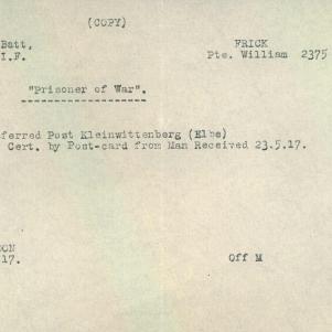 Soldier packet page