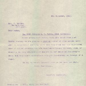 Soldier packet page