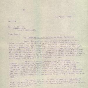Soldier packet page