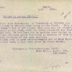 Soldier packet page
