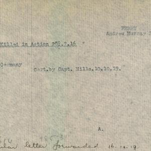 Soldier packet page