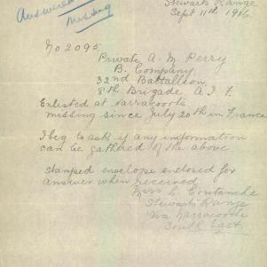Soldier packet page
