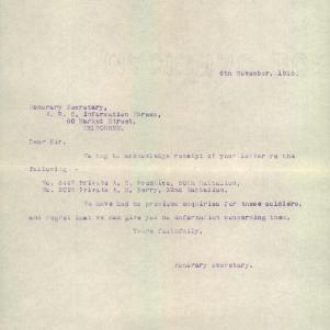 Soldier packet page