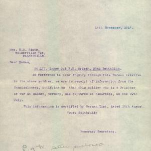 Soldier packet page