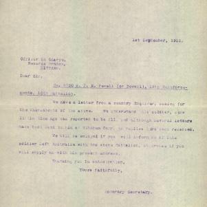 Soldier packet page