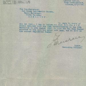Soldier packet page