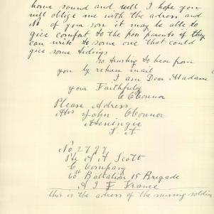 Soldier packet page