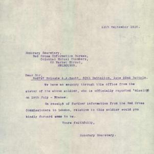 Soldier packet page